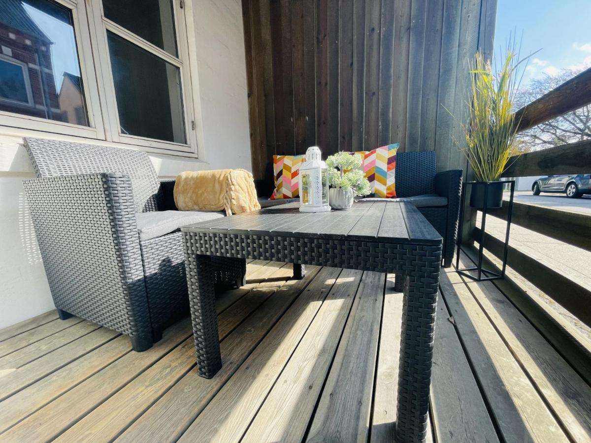 Aday - Central Terrace Apartment In Hjorring Luaran gambar