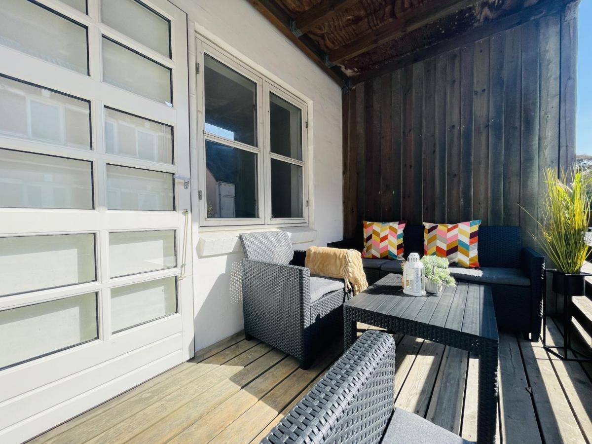 Aday - Central Terrace Apartment In Hjorring Luaran gambar